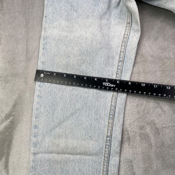 VTG Levis 560 Jeans Women 14 Blue Loose Fit Straight Leg Orange Tab Made in USA - Picture 6 of 10